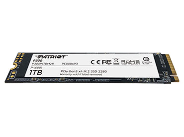 Disco SSD Patriot P300 1TB M.2 - PCIe Gen3 x4 NVMe
