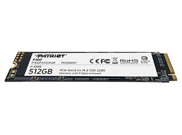 Disco SSD Patriot P300 512GB M.2 - PCIe Gen3 x4 NVMe