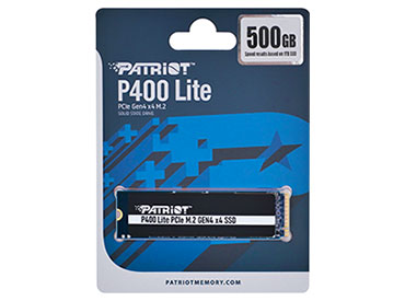 Disco SSD Patriot P400 Lite 500GB M.2 - PCIe Gen4 x4 NVMe