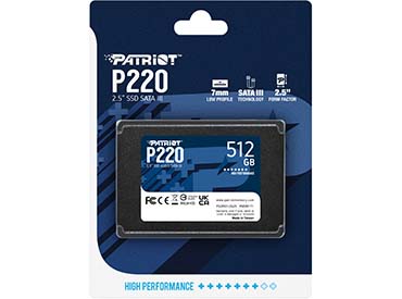 Disco SSD Patriot P220 512GB SATA3 2.5"