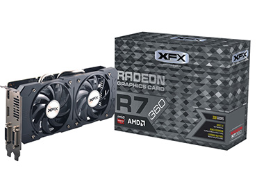 Placa de Video XFX R7 360 2GB Double Dissipation