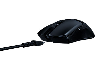 Mouse Razer Viper Ultimate con base de carga