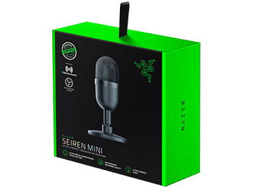 Micrófono de streaming ultracompacto Razer Seiren Mini - Negro