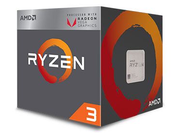 Microprocesador AMD Ryzen™ 3 2200G con gráficos Radeon™ Vega 8
