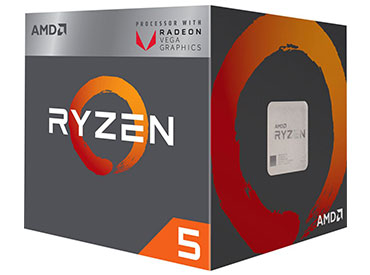 Microprocesador AMD Ryzen™ 5 2400G con gráficos Radeon™ RX Vega 11