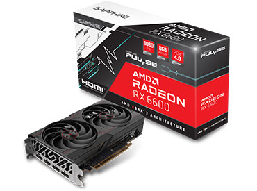 Placa de video SAPPHIRE PULSE AMD Radeon™ RX 6600 8GB GDDR6