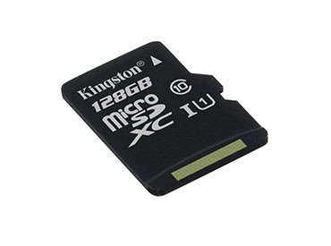 Tarjeta de Memoria Kingston MicroSDXC 128 GB con Adaptador