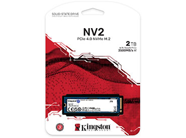 Disco Kingston NV2 SSD 2000GB M.2 2280 - PCIe 4.0 x4 (NVMe™)