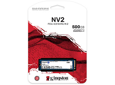 Disco Kingston NV2 SSD 500GB M.2 2280 - PCIe 4.0 x4 (NVMe™)