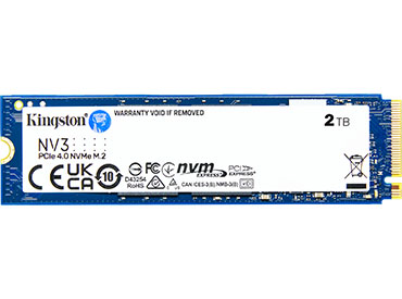 Disco SSD Kingston NV3 PCIe 4.0 x4 NVMe™ 2TB M.2 2280