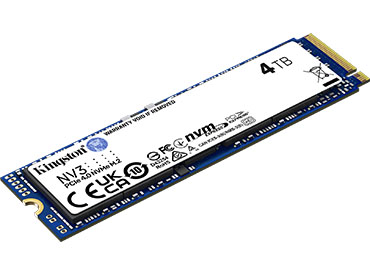 Disco SSD Kingston NV3 PCIe 4.0 x4 NVMe™ 4TB M.2 2280