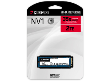 Disco Kingston NV1 SSD 2000GB M.2 2280 - PCI Express 3.0 x4 (NVMe™)