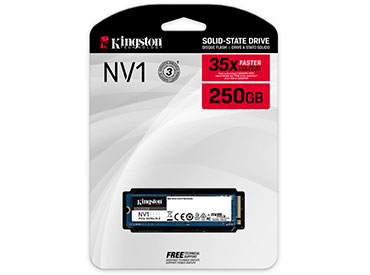 Disco Kingston NV1 SSD 250GB M.2 2280 - PCI Express 3.0 x4 (NVMe™)