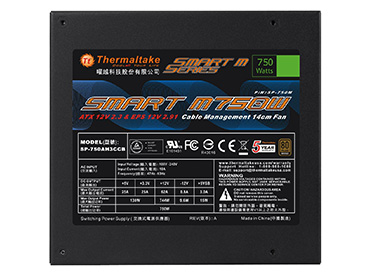 Fuente ThermalTake 750W Smart Edition - 80+ Bronze - SP-750M
