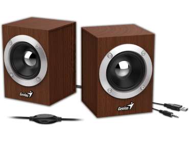 Parlantes Genius SP-HF280 USB 6W Wood