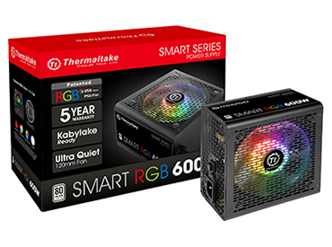 Fuente Thermaltake Smart RGB 600W - 80 PLUS® Standard