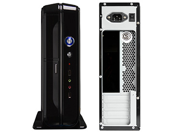 Gabinete Slim Sentey SS1-2420 con fuente 450W 