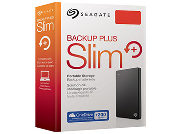 Disco Rígido portátil Seagate Backup Plus Slim 1TB USB 3.0