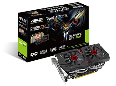 Placa de Video ASUS GeForce® GTX 960 DirectCU II 2GB GDDR5