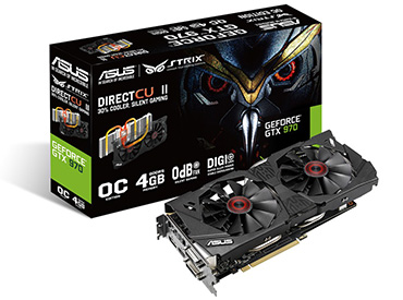 Placa de Video ASUS STRIX GTX™ 970 DirectCU II 4GB GDDR5