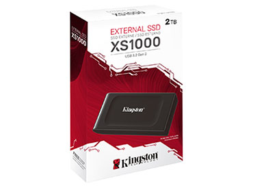 SSD externo Kingston XS1000 2TB USB 3.2 Gen 2