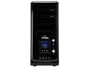 Gabinete Sentey DS1-4234 con fuente 600W, 4 Coolers y panel LCD