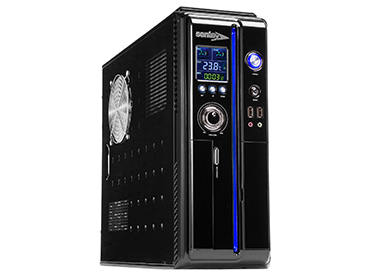 Gabinete Slim Sentey SS2-2220 con fuente 450W - LCD