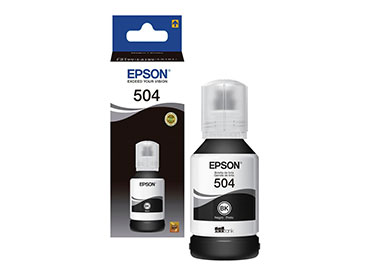 Botella de Tinta Negra Epson 504 (T504120-AL)