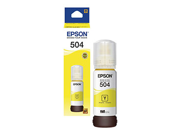 Botella de Tinta Amarilla Epson 504 (T504420-AL)