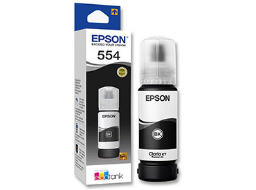 Botella de Tinta Negra Pigmentada Epson T554 (T554120-AL)