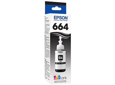 Botella de Tinta Negra Epson 664 (T664120-AL)