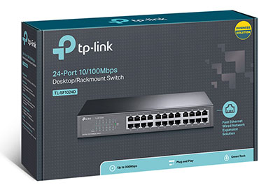 Switch de 24 Puertos 10/100Mbps TP-Link (TL-SF1024D)