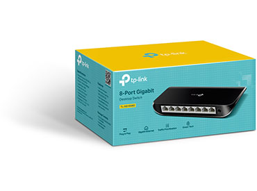 Switch de 8 Puertos Gigabit TP-Link (TL-SG1008D)