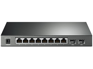 Switch TP-Link JetStream Smart de 8 Puertos Gigabit PoE+ con 2 slots SFP (TL-SG2210P)