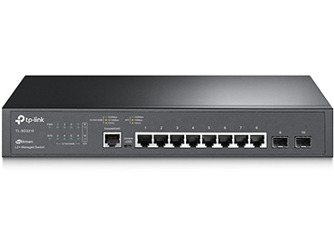 Switch TP-Link JetStream Gestionado de 8 Puertos Gigabit L2+ con 2 slots SFP (TL-SG3210)