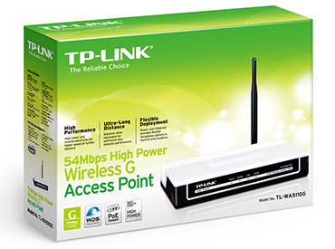 Punto de Acceso Inalámbrico de alta potencia de 54Mbps TP-Link (TL-WA5110G)