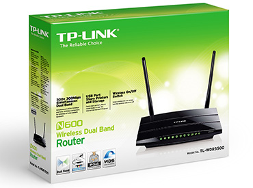 Router Wireless-N de Banda Dual TP-Link N600 (TL-WDR3500) - 2 Antenas