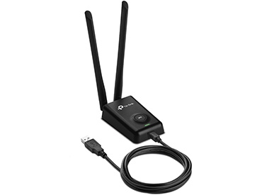 Adaptador de red USB wireless N TP-Link TL-WN8200ND de 300Mbps