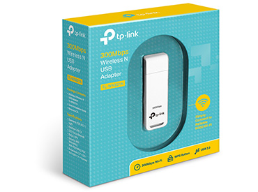 Adaptador de red USB wireless N TP-Link TL-WN821N de 300 Mbps