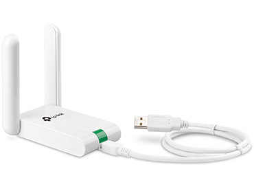 Adaptador de red USB wireless N TP-Link TL-WN822N de 300 Mbps