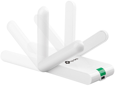 Adaptador de red USB wireless N TP-Link TL-WN822N de 300 Mbps