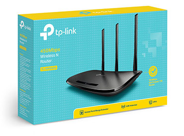 Router Wireless-N 450Mbps TP-Link (TL-WR940N) - 3 Antenas