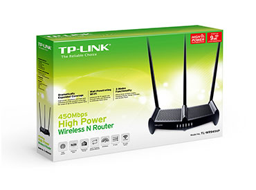 Router Wireless-N de Alta Potencia TP-Link (TL-WR941HP) - 3 Antenas 9dBi