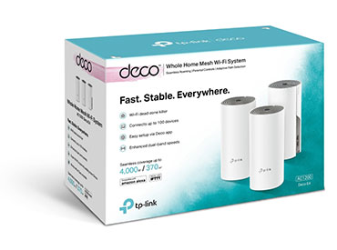 Sistema Wi-Fi Mesh para toda la Casa AC1200 TP-Link Deco E4 (3-pack)