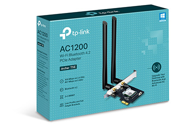 Adaptador PCIe Wi-Fi Bluetooth 4.2 TP-Link Archer T5E AC1200