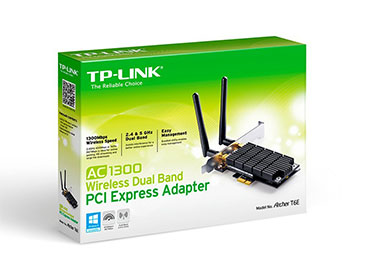 Placa de red Wireless PCI-Express TP-Link ARCHER T6E Banda Dual AC 1300