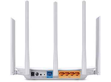 Router Wireless de Banda Dual AC1350 TP-Link (Archer C60) - 5 Antenas