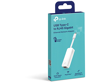 Adaptador de red USB Type-C a RJ45 Gigabit Ethernet TP-Link UE300C