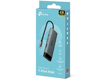 Hub USB-C 7 en 1 con HDMI, SD y microSD y Carga Rápida TP-Link UH7020C