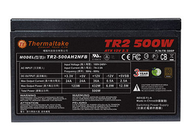 Fuente ThermalTake TR2 500W - TR2-500AH2NFB